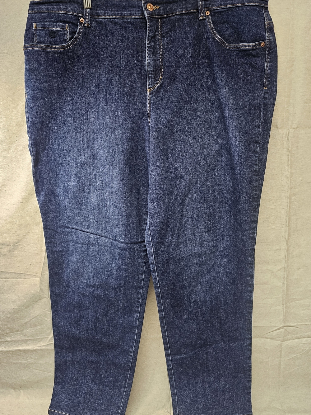 Gloria Vanderbilt Amanda Classic Dark Blue Women’s Jeans Size 18